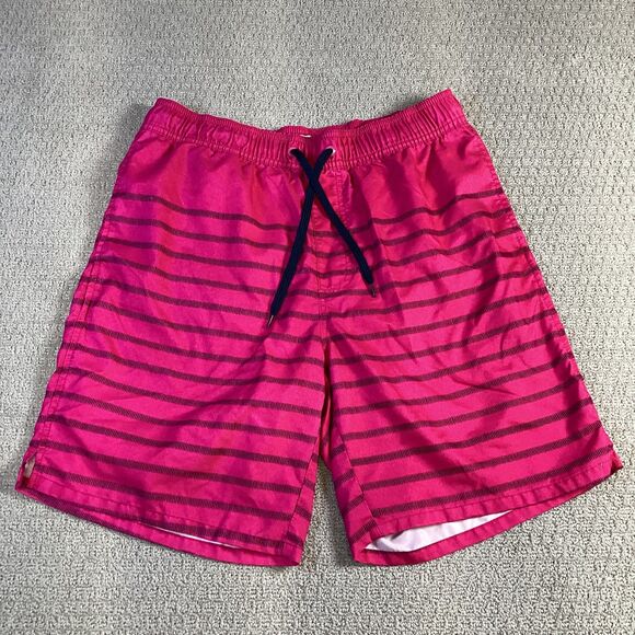 Old‎ Navy Pink Striped Men’s Swim Trunks - M - Picture 1 of 5